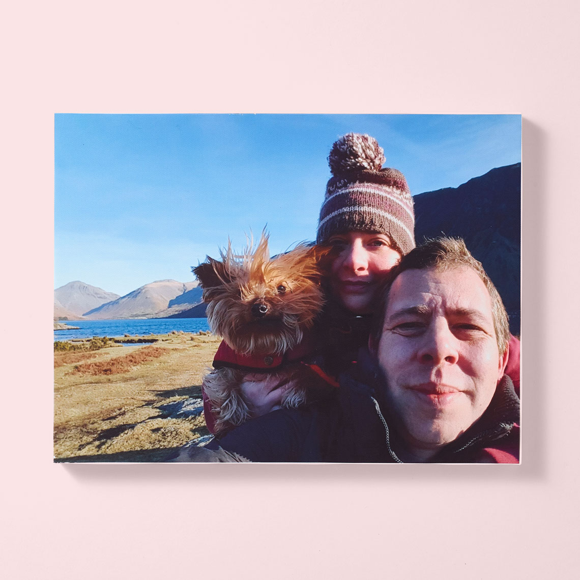An image of Personalised 24" x 16" Slim Canvas Photo Print | By Truprint